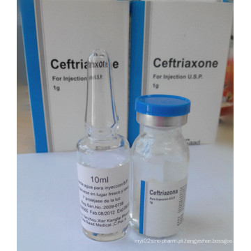 Melhor e baixo preço ceftriaxona Sodium Injection Ceftriaxone